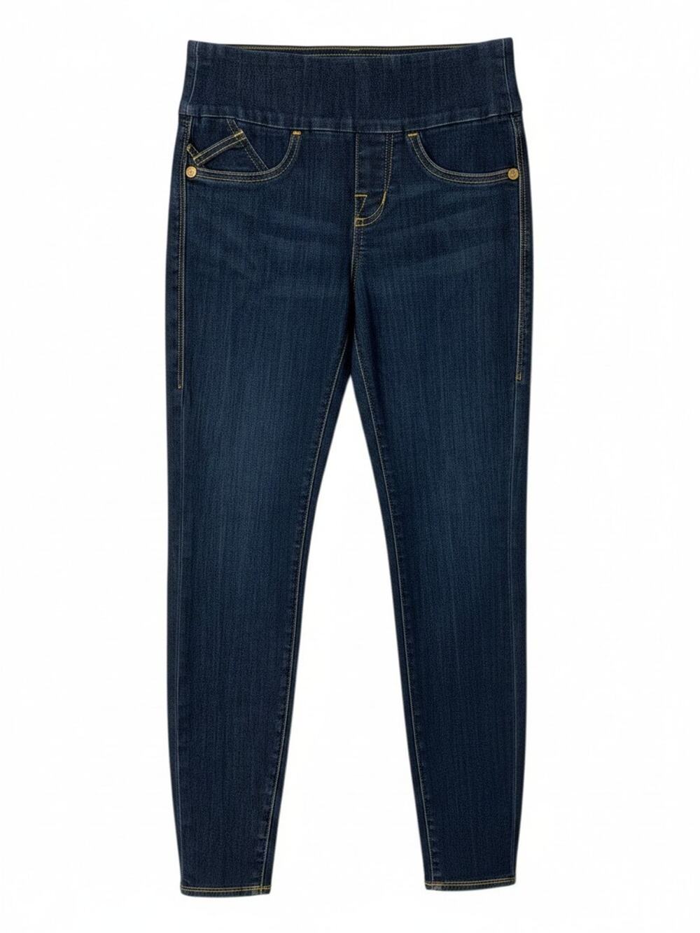 Rock & Republic Sz 8 Fever Pull On Ankle Skinny Jeans 27.5"L Denim RX Slimming